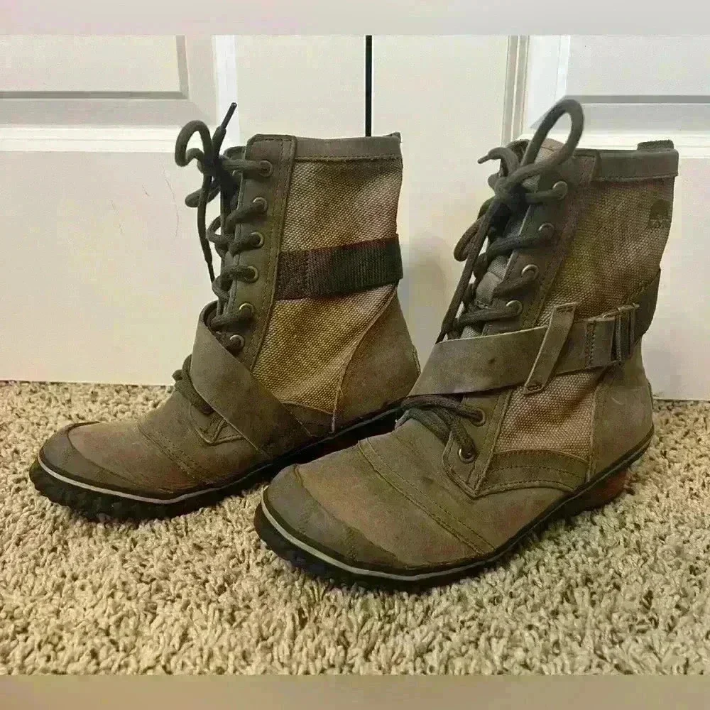 Sorel Lace Up Waterproof Boots